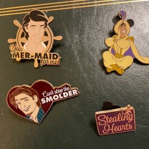 Disney Prince Collection Disney Pin Set